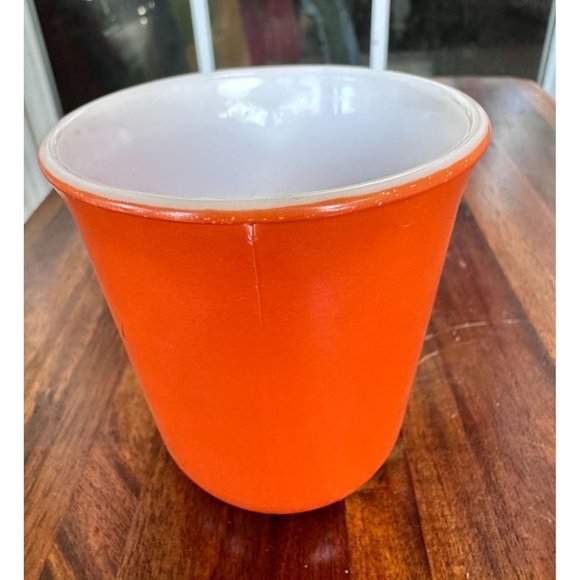 Corelle Corning Ware Vintage Burnt Orange Milk Glass Coffee Cup Mug USA 1 Owner - Picture 5 of 8